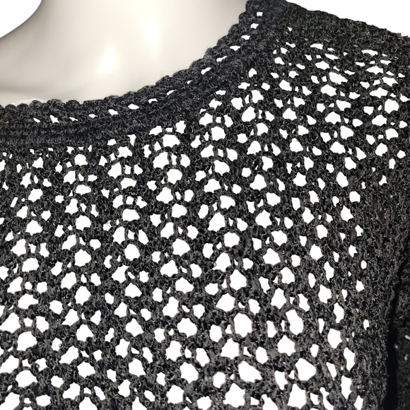 Liz Claiborne Sweater knit Black M - Picture 2 of 3